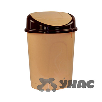 Контейнер для мусора 8л. овальный БЕЖ БШ1550 (5)