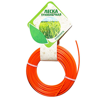 Леска триммерная "Круг" d2,4мм 15м САДОВИТА х50