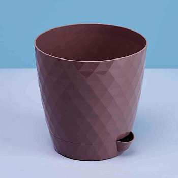 Горшок "Румба" 1л Мокко Пласт Авеню х30 