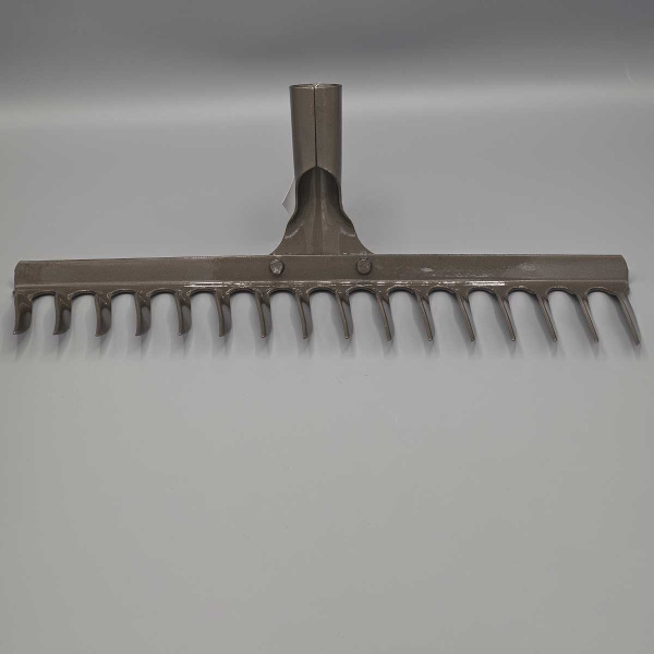 Грабли витые 16-зубьев (131060-16) 38см h-7см (рельсовая сталь) САДОВИТА (24)