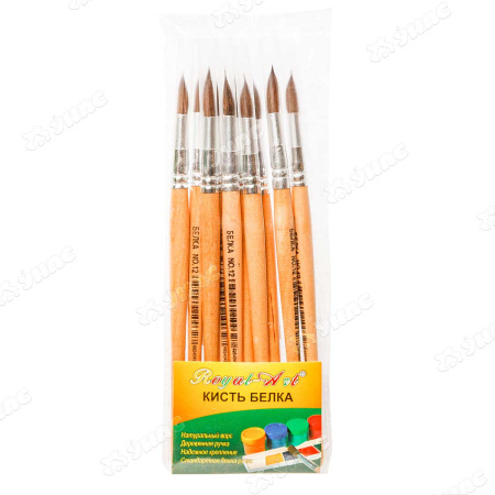 Кисть ученическая БЕЛКА №12(цена за 10шт) NK-23/RA-7612