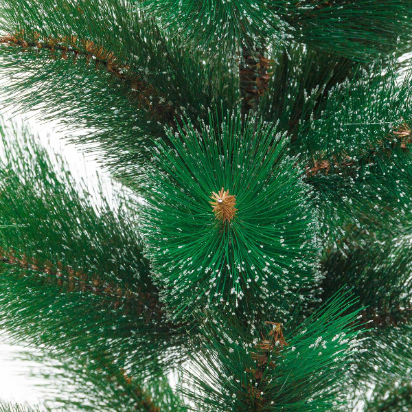 Елка HJ 90-81 90 см серебро 41 ветка пластиковая подставка