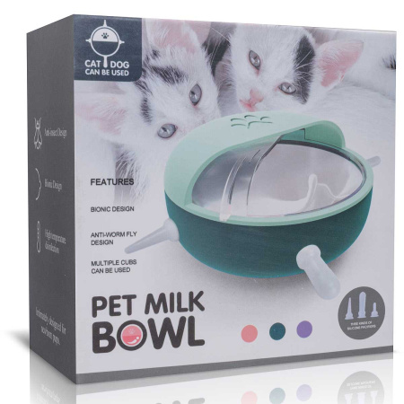 Миска для животных с сосками 5 шт круглая 11 см NA2644