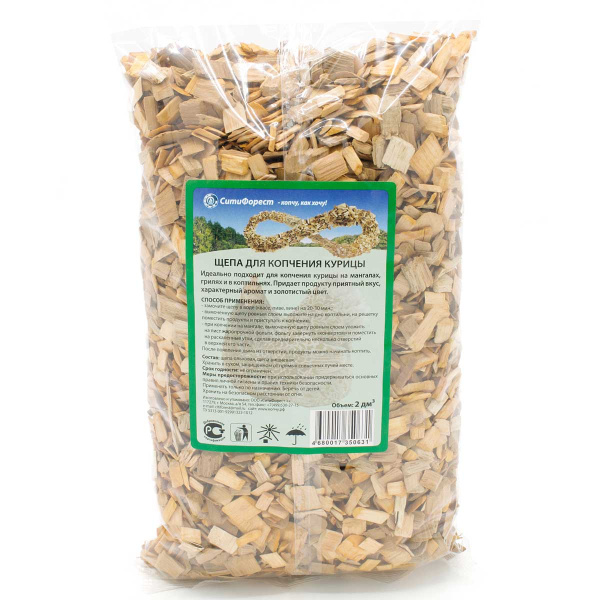Щепа для копчения Курицы 2л х 24