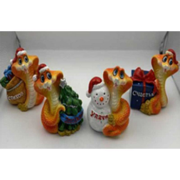 Копилка 24153-1 Змея с пожеланием 10*8*6см (144)