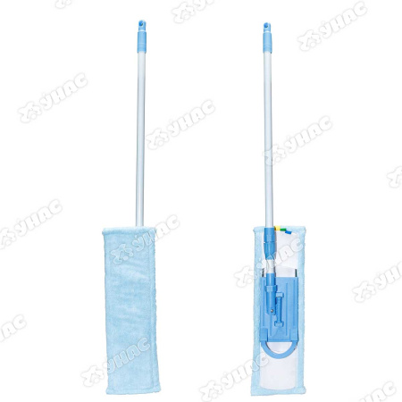 Швабра NA2287 с насадкой микрофибры, металлическое крепление насадки