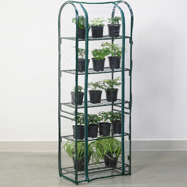 Парник на подоконник Садовкин, 5 полок 25*50*130 см