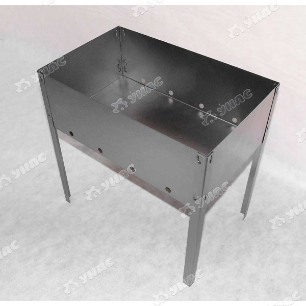 Мангал сборный "Эконом" 400х250х400х0,35-0,4мм в пленке