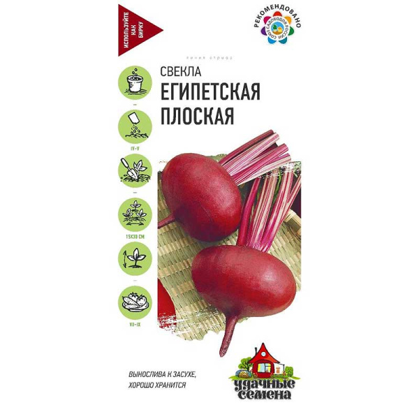 Свекла Египетская плоская Удачные Семена Гавриш Ц