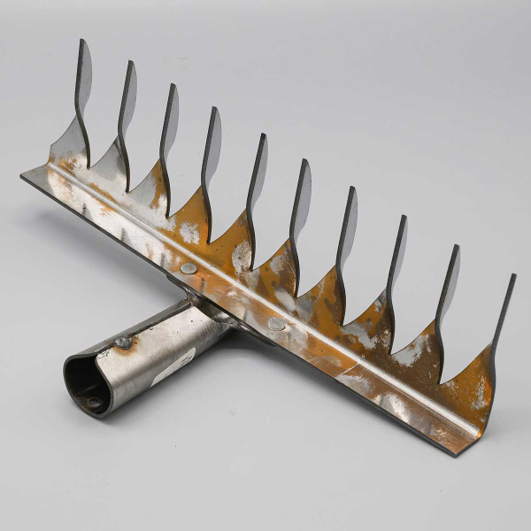 Грабли витые 10-ти зубчатые нержавеющая сталь клепанные б/ч*10