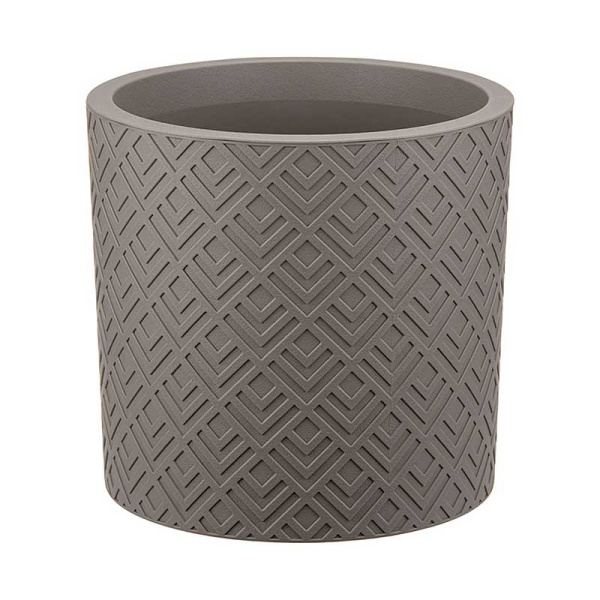 Кашпо Этна 3,4л с встав. Француз серый М3183 (12) 