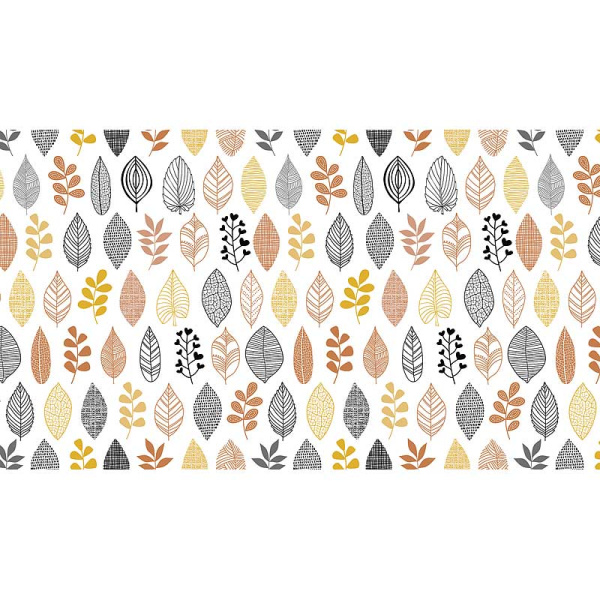 Клеенка т/о 125*25м 1сорт 606/1 листья Тверь