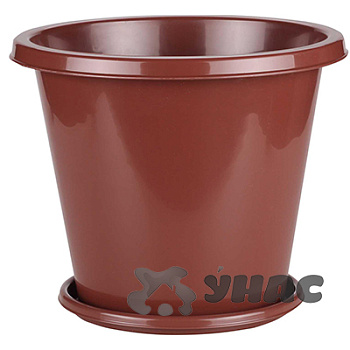 Горшок ЭКОНОМ 10л с поддоном КОР БШ6604 (18) Горшок ЭКОНОМ 10л с поддоном КОР БШ6604 (18)