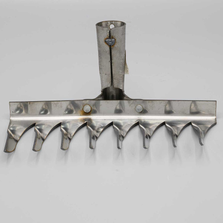 Грабли витые 8-ти зубчатые нержавеющая сталь клепанные б/ч*10