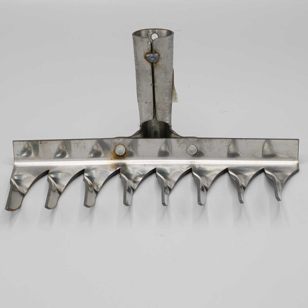 Грабли витые 8-ти зубчатые нержавеющая сталь клепанные б/ч*10