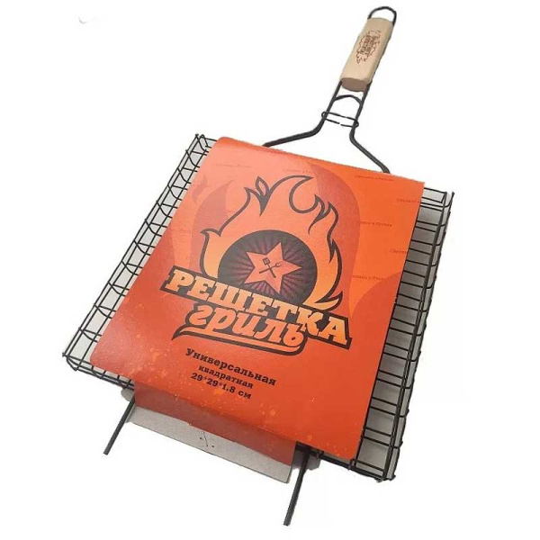 Решетка для барбекю лидер квадратная 280х80х18