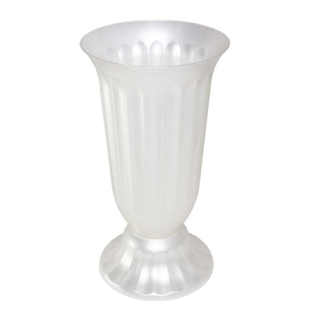 Ваза "Цветочная" №3 (6л) белая 03003 Милих (15)