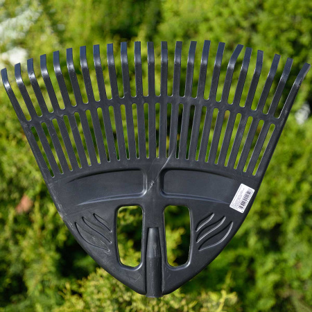 Грабли веерные пластиковые 23 зуба ЧЕРНЫЕ