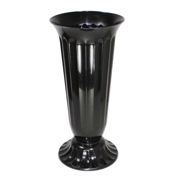 Ваза "Цветочная" №2 (4,5л) черная 03002 Милих(10)