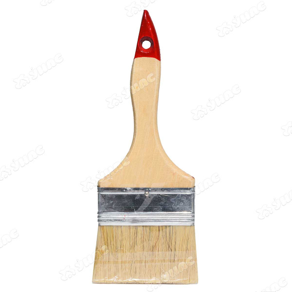 Кисть малярная плоская 75 мм-3" натуральная щетина NA1308-5/361-4AL