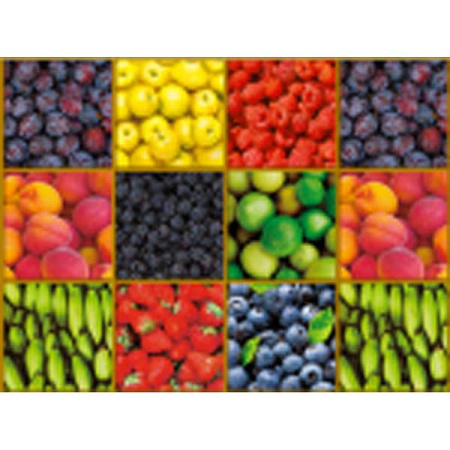 Клеенка столовая 1,37*25м Фруктовая мозайкма 81804