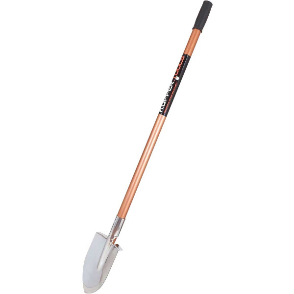 Лопата штыковая дамская остроконечная KOPPER.TOOLS Нержавеющая сталь алюминиевый черенок ФИ.095-00