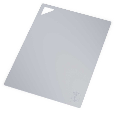 Доска разделочная 352х252х2мм гибкая Серый БШ8449