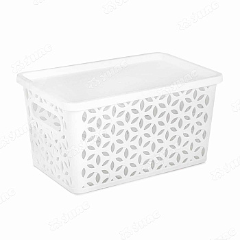 Корзина МИРАЖ 290х190х150мм крышка БЕЛ БШ8369 (15)