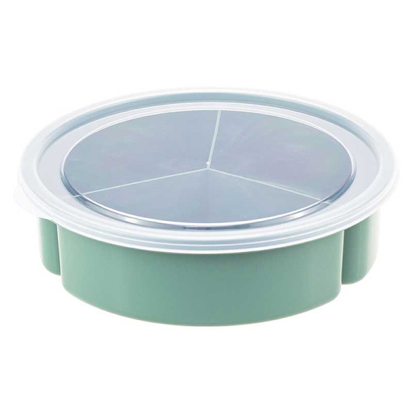 Менажница 3секц с крыш фисташка М1124