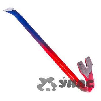 Гвоздодер с синекрасной ручкой малый 30 см 668-707