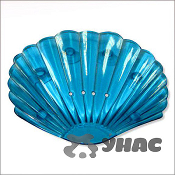 Мыльница "Ракушка" на присосках ЛБ-118 (цвета в ассортименте) Кисловодск х120 