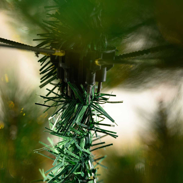 Елка HJ210-82 210см ЗОЛОТО 360веток мет.подст.