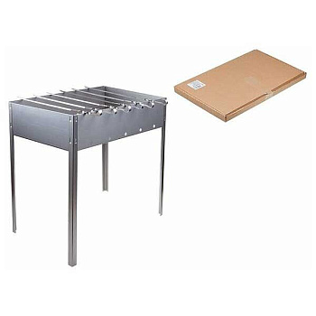 Мангал "СтандартЛайт" 500х300х500х0,5мм + 6 шамп.угл. /сумка х10