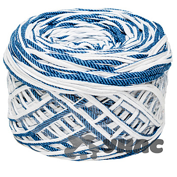 Подвязка для растений текстильная, вес мотка 400 (+- 5) г, длина 65 м, расцветки микс х15