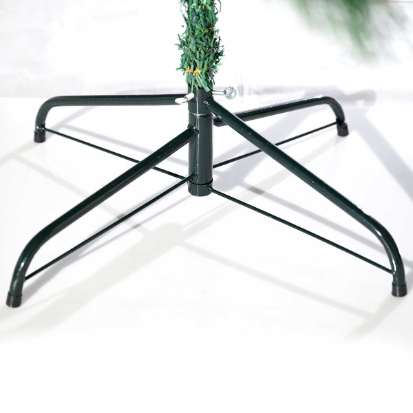 Елка HJ240-81 240см серебро 450веток мет.подст.