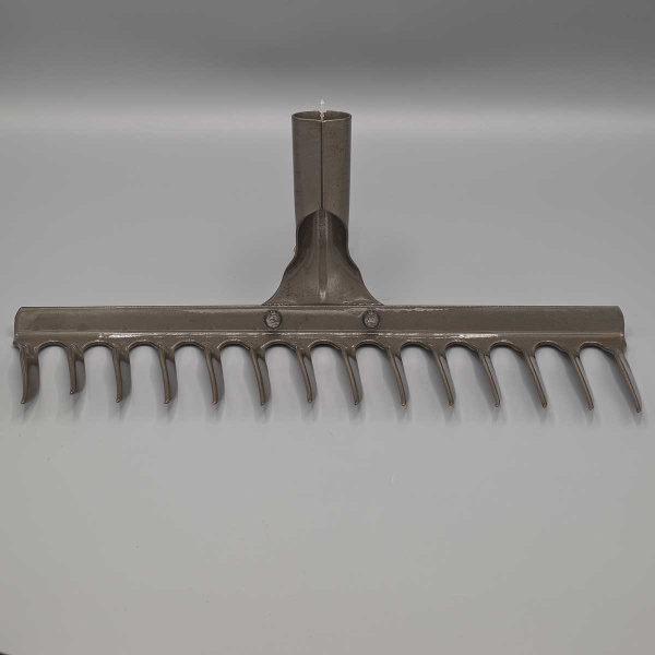 Грабли витые 14 зубьев (131060-14) 33см h-7см (рельсовая сталь) САДОВИТА (24)