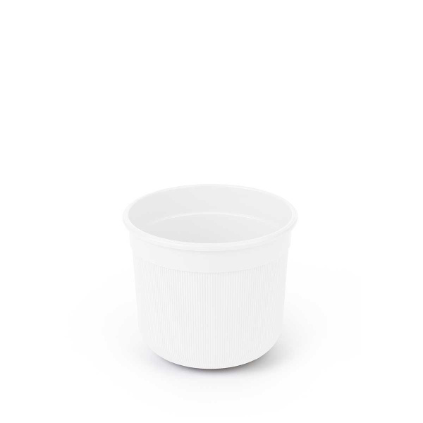 Горшок Сканди 1 л белый БШ9158 х20 