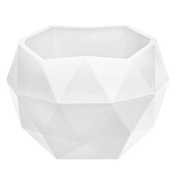 Кашпо Топаз 0,45 л Белый КШ-9110 ВМС х27 