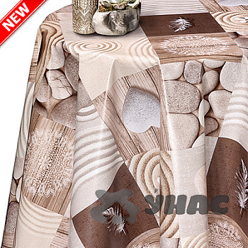 Клеенка 140*20 ДЕКОРАМА 74А Камушки ТУРЦИЯ