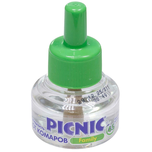 Антикомар Комплект 30 мл (45 ночей) +фумигатор ПИКНИК х6