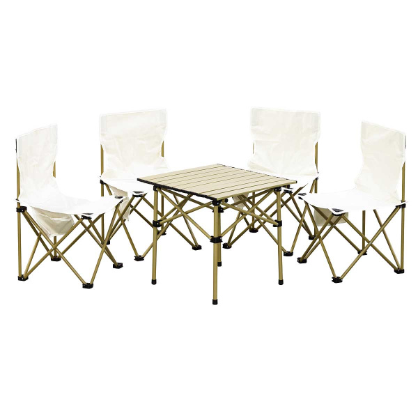 Комплект мебели 4стула+стол в сумке-чехле стол:50*50*50см стул:40*40*70см T8021-5