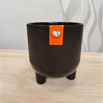 Горшок "ФИТА" 4,3л Черный ФИ19-75 Ливингрин х8 