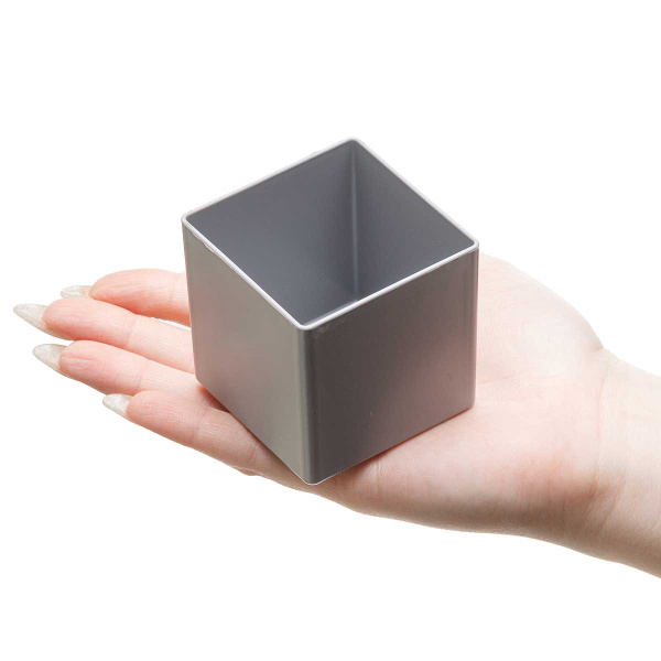 Кашпо Ямал 0,18 л Серый шёлк х45 