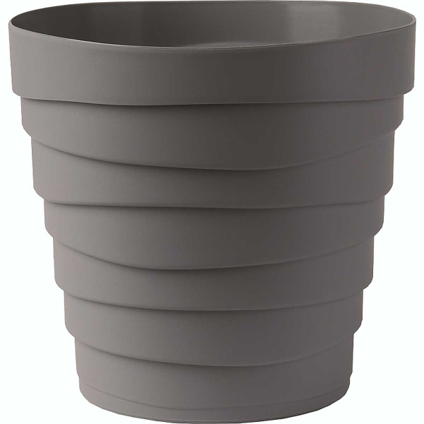 Кашпо БАРХАН 2,25л Серый жемчуг КШ-4341 х16 
