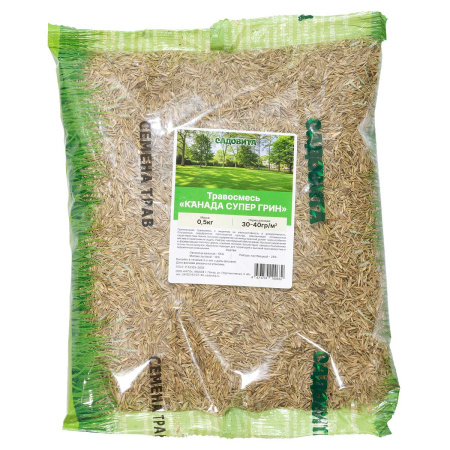 Травосмесь "Газон Канада Супер Грин" 0,5кг САДОВИТА