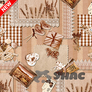 Клеенка 140*20 ДЕКОРАМА 208В (лаванда,корич)ТУРЦИЯ