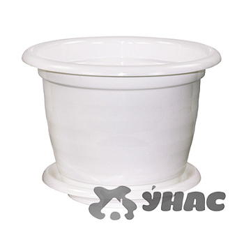 Горшок ВИОЛА 5л с под. БЕЛ БШ1343 (15) 