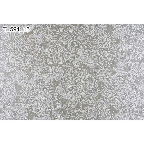 Клеенка тканая основа 125*25м ДУЭТ 1026/11 (гол, цветы) Тверь