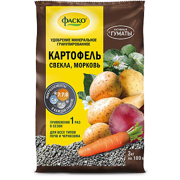 Удобрение минеральное Картофель 3кг ФАСКО (10) 