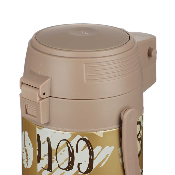 Термос "Мокко" 1,9 л стеклянная колба с пневмонасадкой 841-020